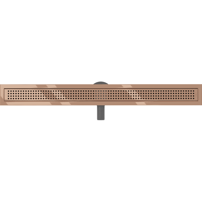 Mexen Flat 360° M08 caniveau linéaire pivotant 90 cm, or rose - 1625090-40