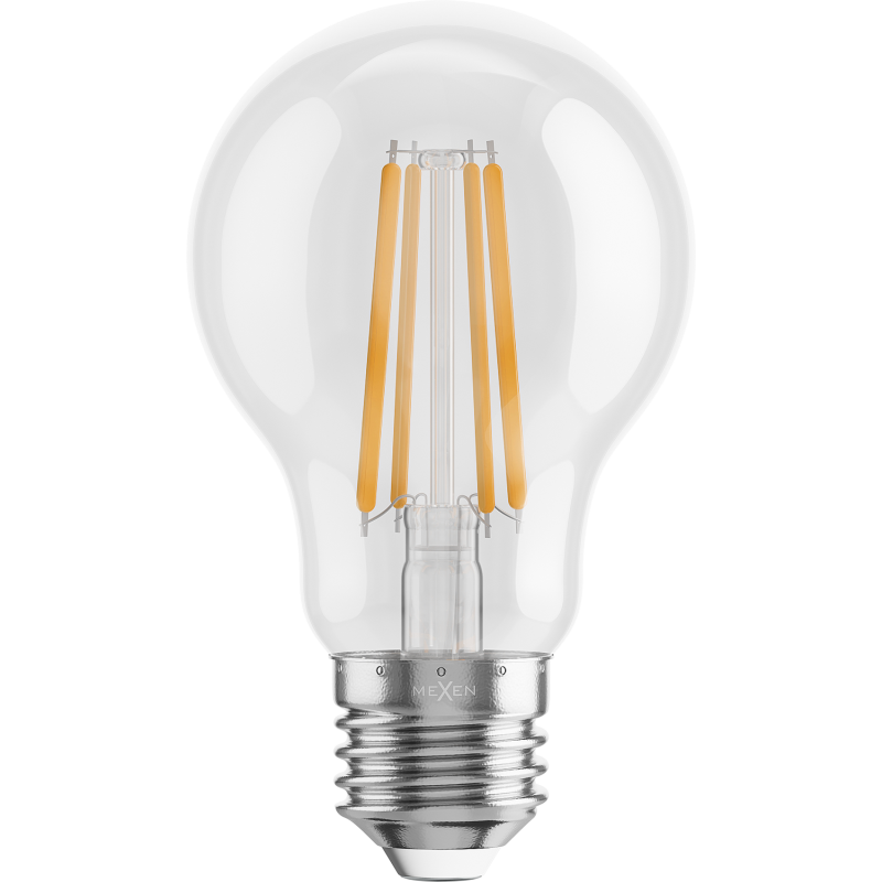 Mexen Vintis Ampoule filament LED E27, A60, 8W, Chaude - 2700K, 1055 lm, claire - L150-E27-0827-00