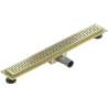 Mexen Flat M08 canalisation linéaire 50 cm, or brossé - 1A25050-15