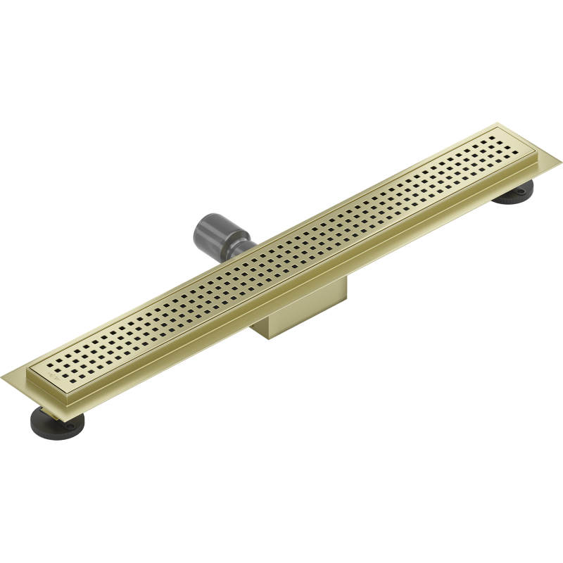 Mexen Flat M08 drain linéaire 70 cm, or brossé - 1A25070-15
