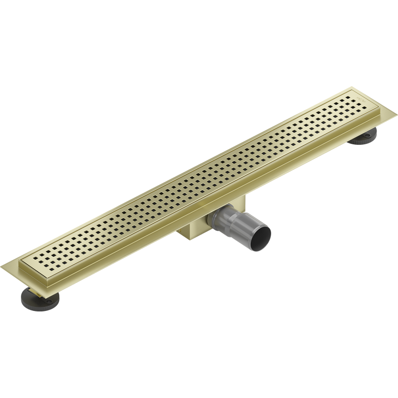 Mexen Flat M08 drain linéaire 70 cm, or brossé - 1A25070-15