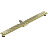 Mexen Flat M08 drain linéaire 80 cm, or brossé - 1A25080-15