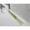 Mexen Flat 360° M08 siphon linéaire rotatif 50 cm, or brossé - 1A25050-40