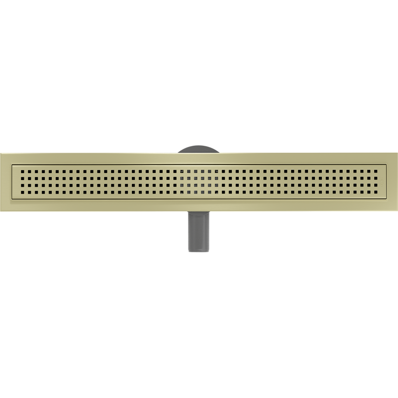 Mexen Flat 360° M08 siphon linéaire rotatif 50 cm, or brossé - 1A25050-40