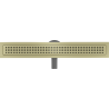 Mexen Flat 360° M08 drain linéaire rotatif 60 cm, or brossé - 1A25060-40