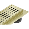 Mexen Flat 360° M08 caniveau linéaire rotatif 70 cm, doré brossé - 1A25070-40