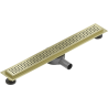 Mexen Flat 360° M08 caniveau linéaire rotatif 70 cm, doré brossé - 1A25070-40