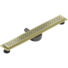 Mexen Flat 360° M08 caniveau linéaire rotatif 70 cm, doré brossé - 1A25070-40