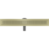 Mexen Flat 360° M08 caniveau linéaire rotatif 70 cm, doré brossé - 1A25070-40