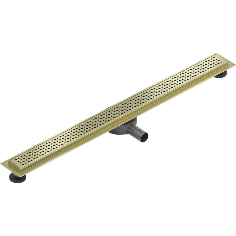 Mexen Flat 360° M08 siphon linéaire rotatif 100 cm, or brossé - 1A25100-40
