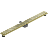 Mexen Flat 360° M08 caniveau linéaire pivotant 80 cm, or brossé - 1A25080-40
