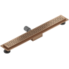 Mexen Flat M08 caniveau d'évacuation linéaire 50 cm, cuivre brossé - 1C25050-15