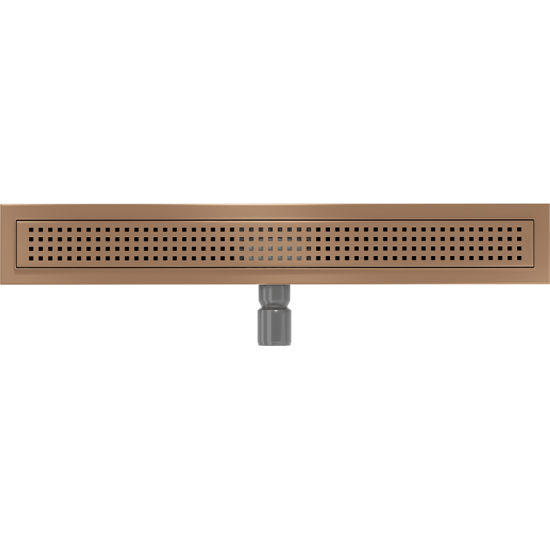 Mexen Flat M08 caniveau d'évacuation linéaire 50 cm, cuivre brossé - 1C25050-15