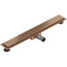 Mexen Flat M08 caniveau de douche linéaire 70 cm, cuivre brossé - 1C25070-15