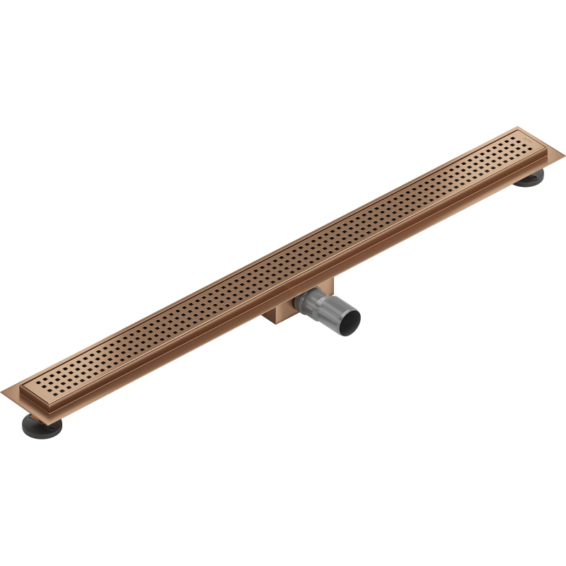 Mexen Flat M08 caniveau linéaire 90 cm, cuivre brossé - 1C25090-15