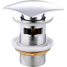 Mexen bouchon carré click-clack avec trop-plein, Chrome - 79926-00