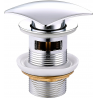 Mexen bouchon clic-clac carré avec trop-plein, chrome - 79926-00
