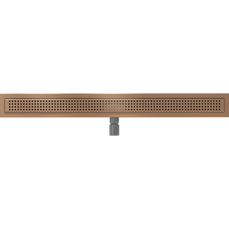 Mexen Flat M08 canal de douche linéaire 100 cm, cuivre brossé - 1C25100-15