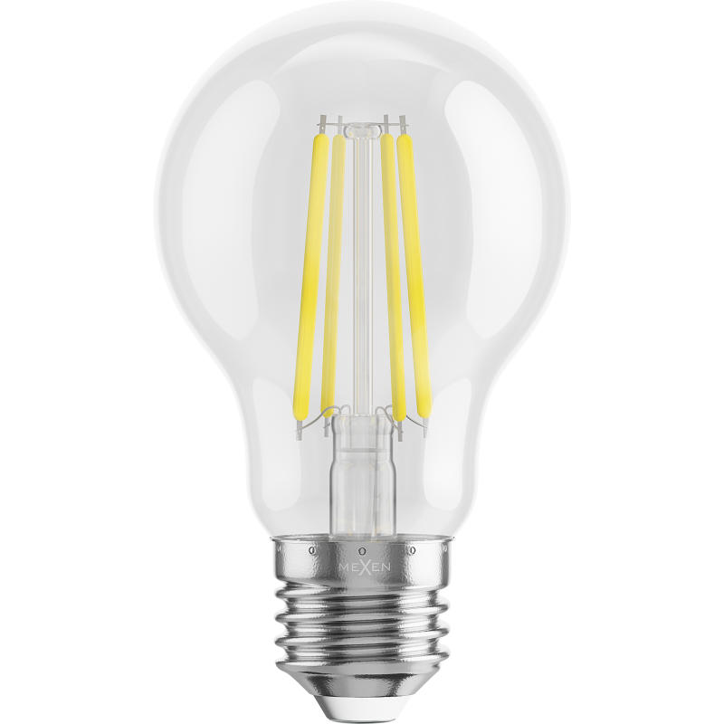 Mexen Vintis Ampoule filament LED E27, A60, 8W, Neutre - 4000K, 1055 lm, transparent - L150-E27-0840-00