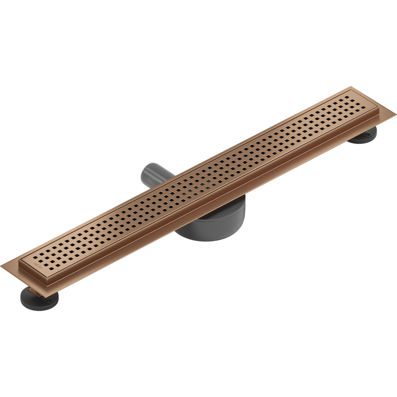 Mexen Flat 360° M08 écoulement linéaire pivotant 50 cm, cuivre brossé - 1C25050-40