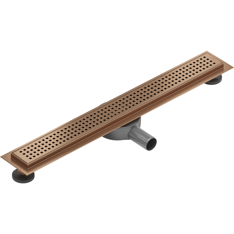 Mexen Flat 360° M08 caniveau de douche linéaire pivotant 60 cm, cuivre brossé - 1C25060-40