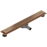Mexen Flat 360° M08 caniveau de douche linéaire pivotant 60 cm, cuivre brossé - 1C25060-40