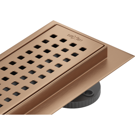 Mexen Flat 360° M08 caniveau de douche linéaire rotatif 70 cm, cuivre brossé - 1C25070-40