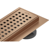 Mexen Flat 360° M08 caniveau de douche linéaire rotatif 70 cm, cuivre brossé - 1C25070-40