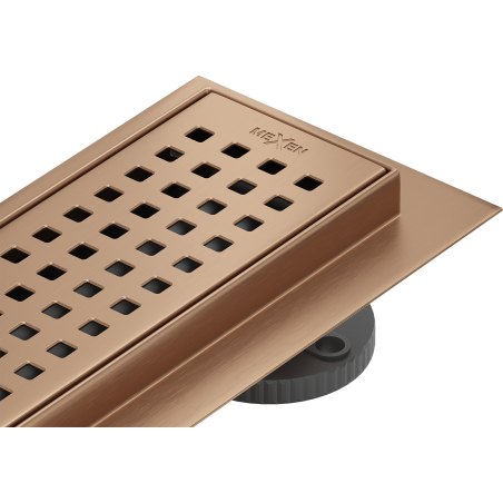 Mexen Flat 360° M08 caniveau linéaire rotatif 100 cm, cuivre brossé - 1C25100-40