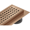Mexen Flat 360° M08 caniveau linéaire rotatif 100 cm, cuivre brossé - 1C25100-40