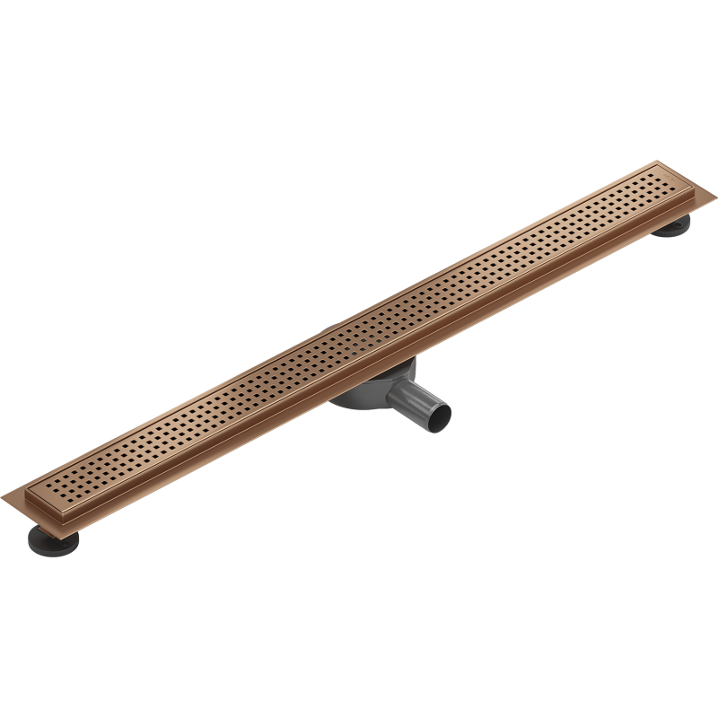 Mexen Flat 360° M08 caniveau linéaire rotatif 90 cm, cuivre brossé - 1C25090-40
