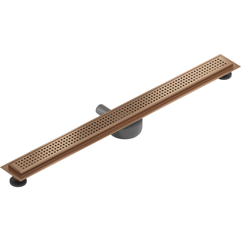 Mexen Flat 360° M08 canalisation linéaire rotative 80 cm, cuivre brossé - 1C25080-40