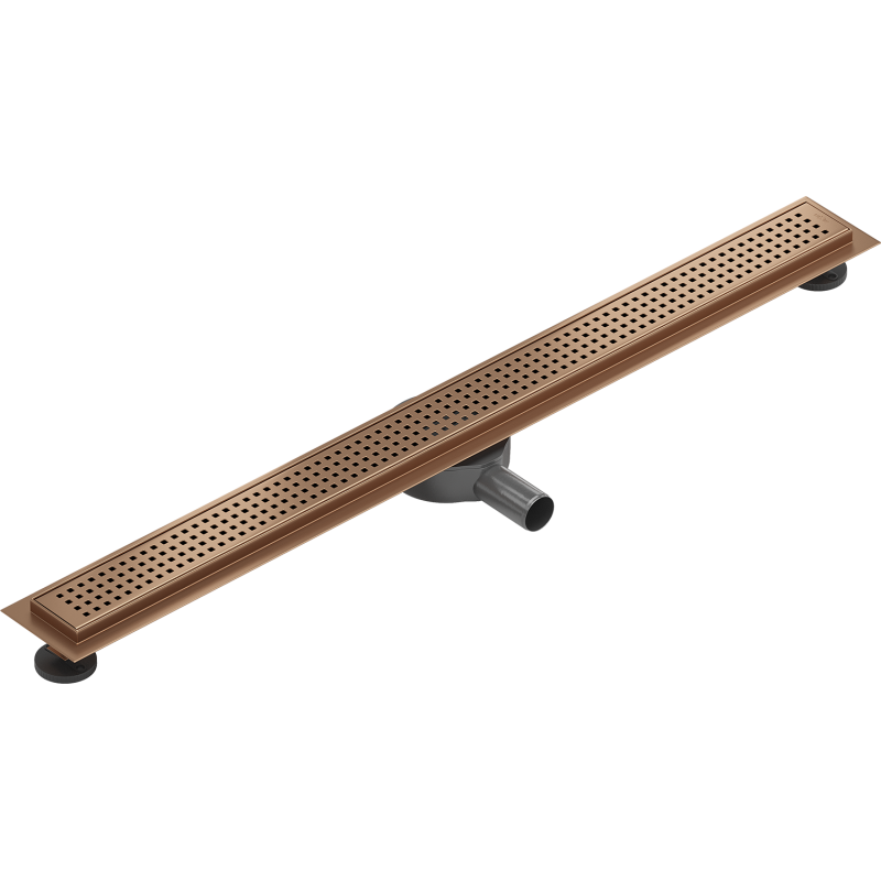 Mexen Flat 360° M08 canalisation linéaire rotative 80 cm, cuivre brossé - 1C25080-40