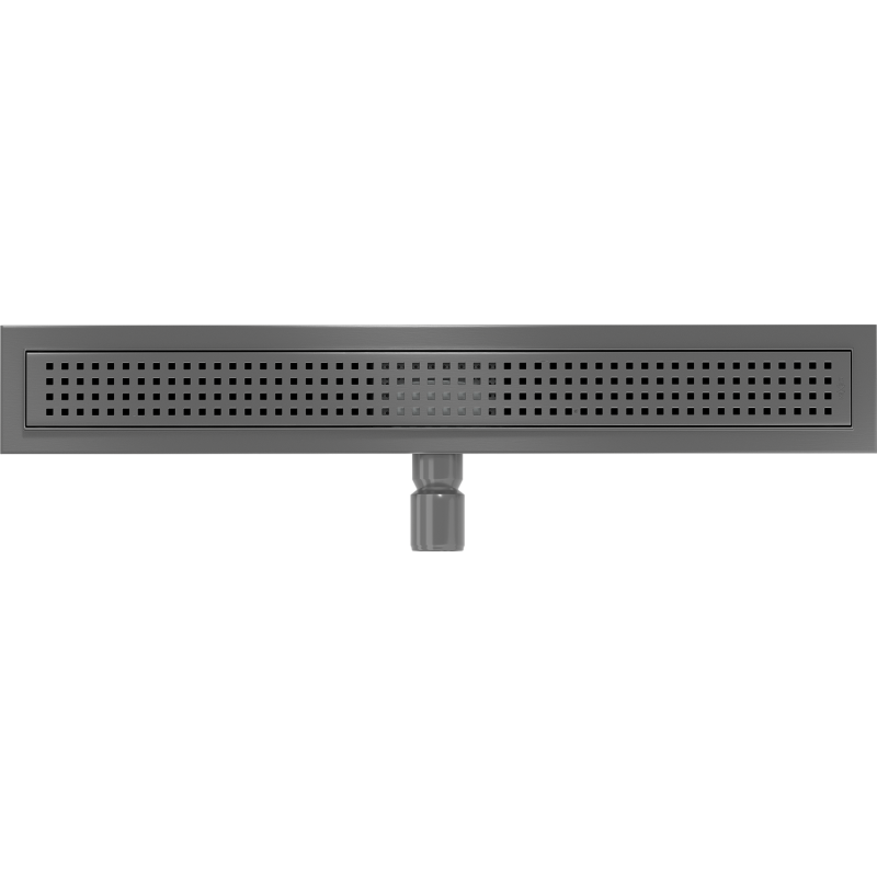 Mexen Flat M08 caniveau linéaire 50 cm, gris arme brossé - 1E25050-15