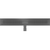 Mexen Flat M08 caniveau linéaire 70 cm, gris canon brossé - 1E25070-15