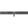 Mexen Flat M08 drain linéaire 90 cm, gris canon brossé - 1E25090-15