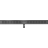 Mexen Flat M08 caniveau linéaire 100 cm, gris canon brossé - 1E25100-15