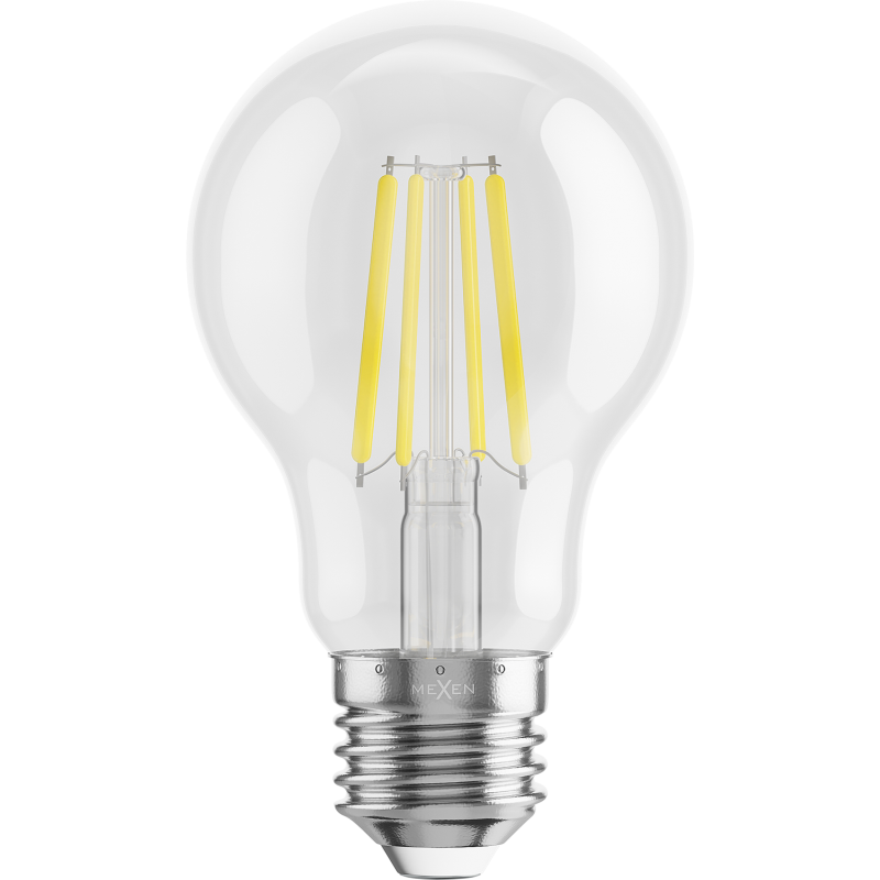 Mexen Vintis Ampoule LED filament E27, A60, 6W, Froid - 6500K, 720 lm, clair - L150-E27-0665-00
