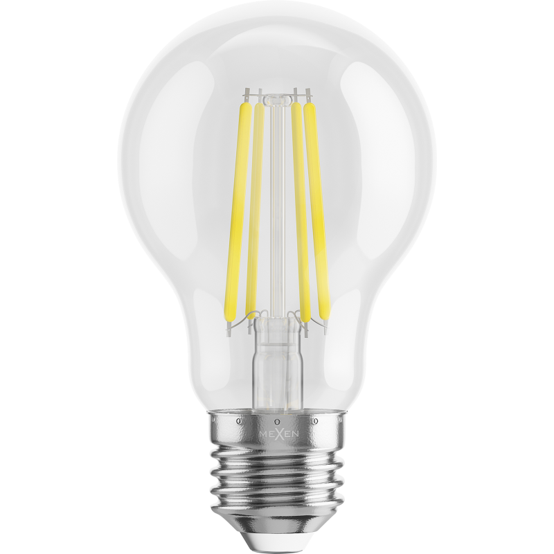 Mexen Vintis Ampoule LED filament E27, A60, 8W, Froid - 6500K, 1055 lm, transparent - L150-E27-0865-00
