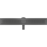 Mexen Flat 360° M08 caniveau linéaire pivotant 70 cm, gris canon brossé - 1E25070-40