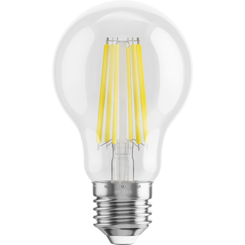Mexen Vintis Ampoule à filament LED E27, A60, 10W, Froid - 6500K, 1320 lm, clair - L150-E27-1065-00