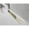 Mexen Flat 360° M12 caniveau linéaire pivotant 60 cm, or - 1521060-40