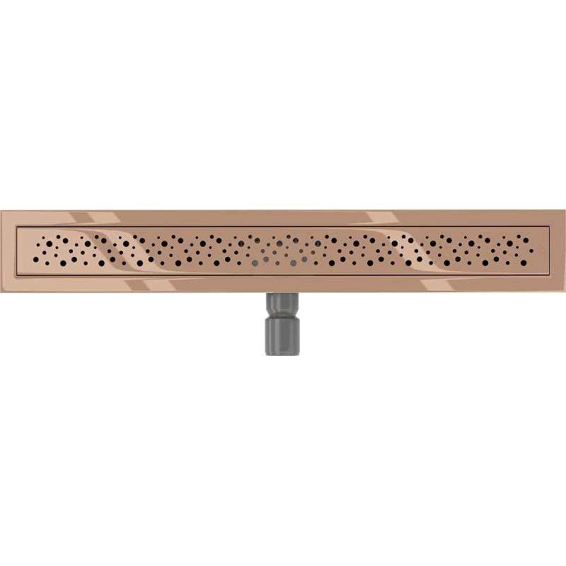 Mexen Flat M12 canalisation linéaire 50 cm, or rose - 1621050-15