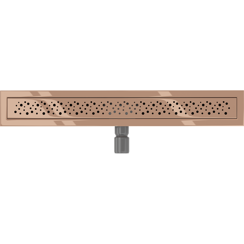 Mexen Flat M12 caniveau linéaire 70 cm, or rose - 1621070-15