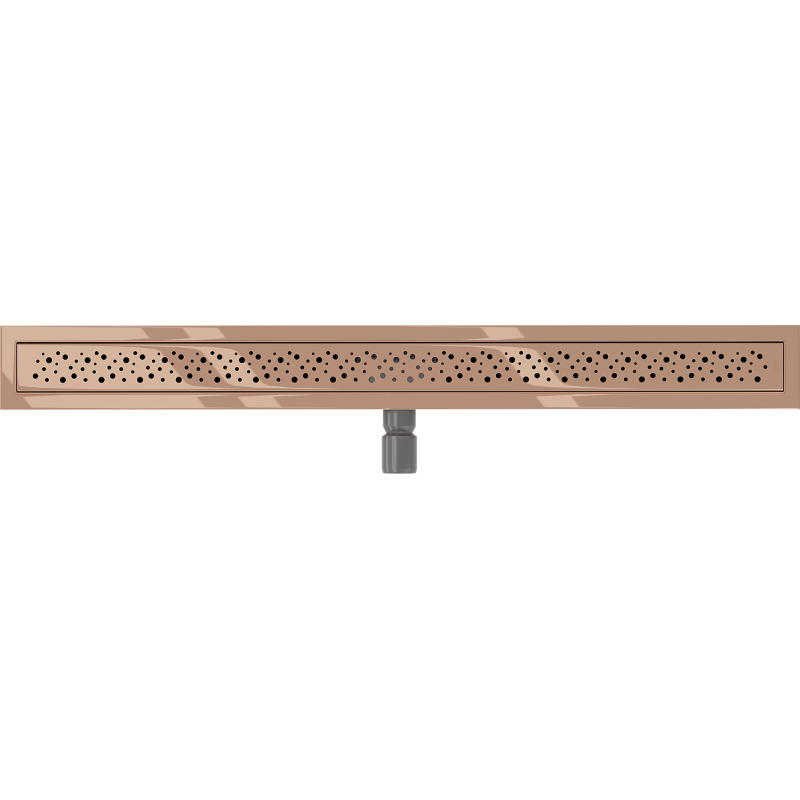 Mexen Flat M12 caniveau linéaire 90 cm, or rose - 1621090-15