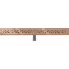 Mexen Flat M12 caniveau linéaire 90 cm, or rose - 1621090-15