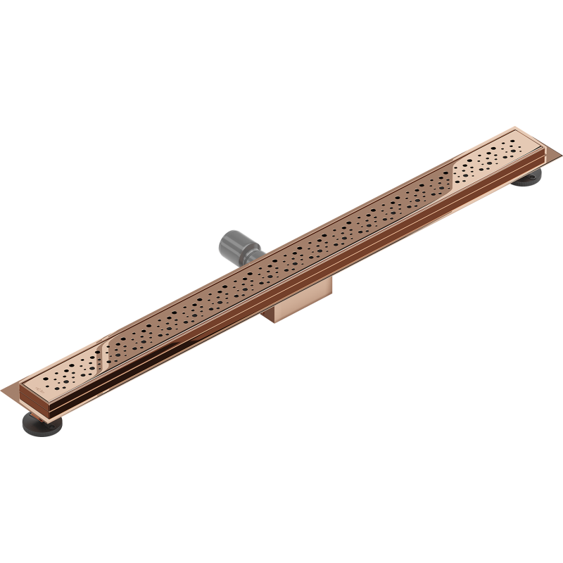 Mexen Flat M12 écoulement linéaire 100 cm, or rose - 1621100-15