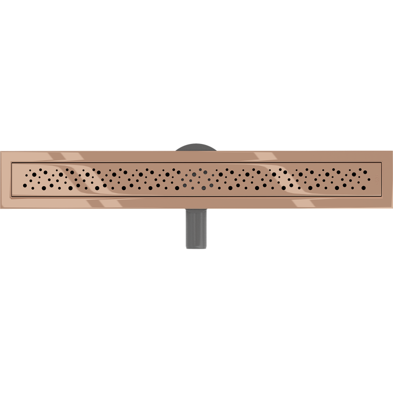 Mexen Flat 360° M12 canalisation linéaire pivotante 70 cm, or rose - 1621070-40