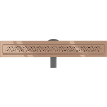 Mexen Flat 360° M12 canalisation linéaire pivotante 70 cm, or rose - 1621070-40