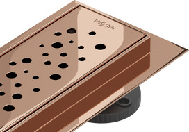 Mexen Flat 360° M12 canalisation linéaire pivotante 90 cm, or rose - 1621090-40